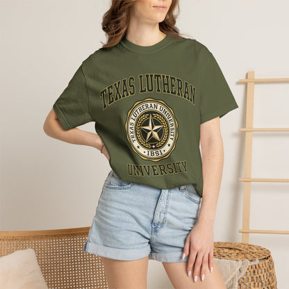 Texas Lutheran University Seal T-Shirt — Vintage Campus Tee