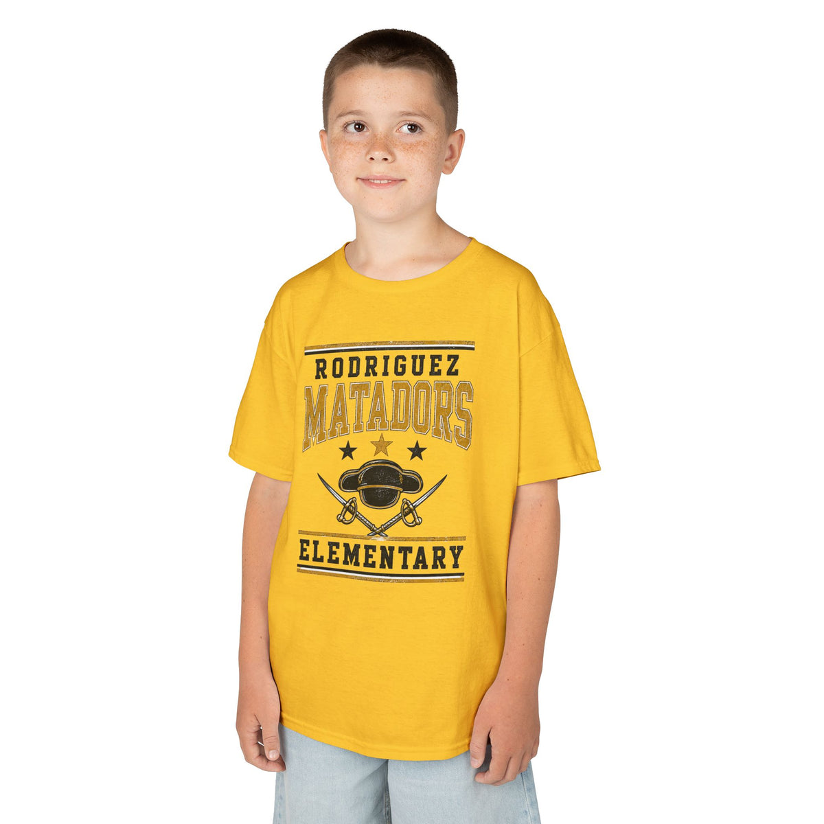 Rodriguez Matadors Elementary Kids T-Shirt — School Spirit Tee