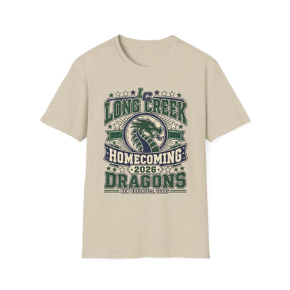 Long Creek Dragons Homecoming T-Shirt — School Spirit Tee (Est. 2020)