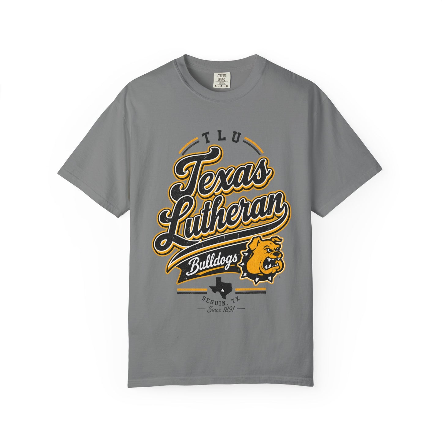 Texas Lutheran Bulldogs Vintage Script T-Shirt