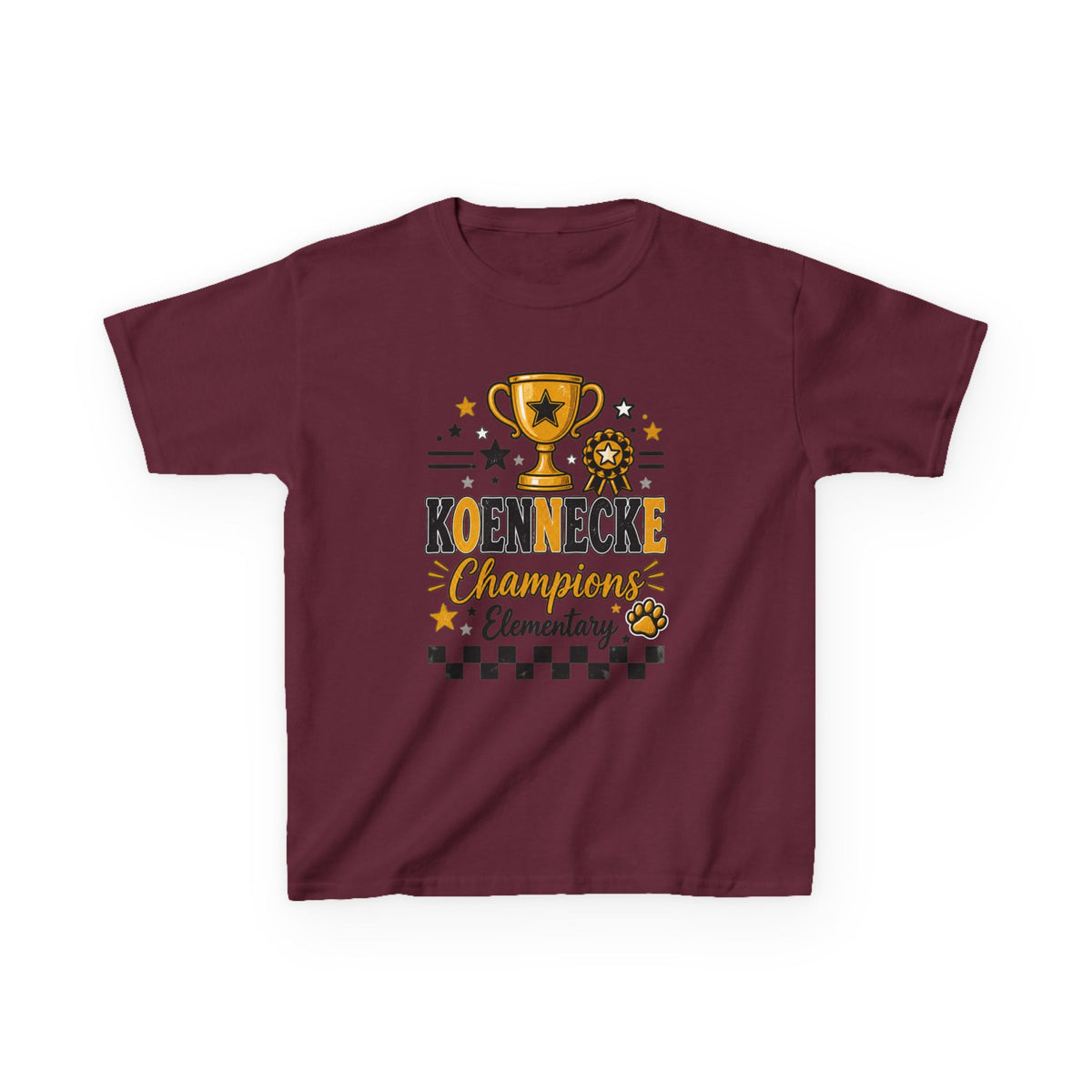 Kids Tee — Koennecke Champions Elementary School Spirit Shirt