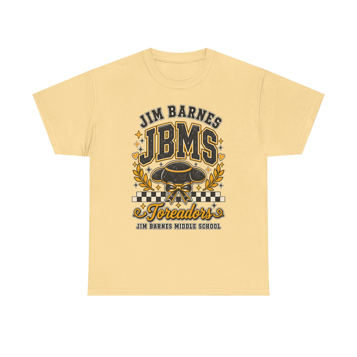 Jim Barnes JBMS Toreadors Middle School T-Shirt