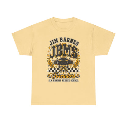 Jim Barnes JBMS Toreadors Middle School T-Shirt