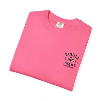 Mr. & Mrs. Shake 4th of July Unisex Garment-Dyed T-shirt