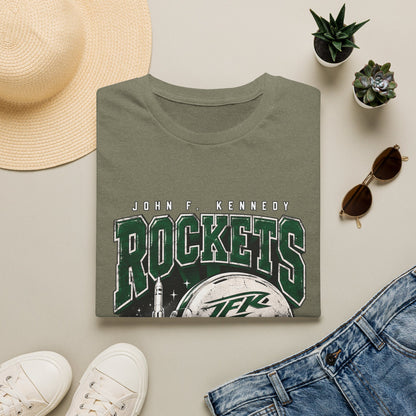 Rockets Vintage Graphic T-Shirt — John F. Kennedy Space Team Tee