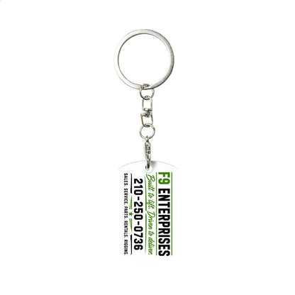 F9 Metal Keychain