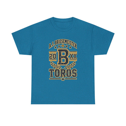 Toros Sports Crest Tee — A.J. Briesemeister Vintage Athletic Shirt