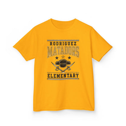 Rodriguez Matadors Elementary Kids T-Shirt — School Spirit Tee