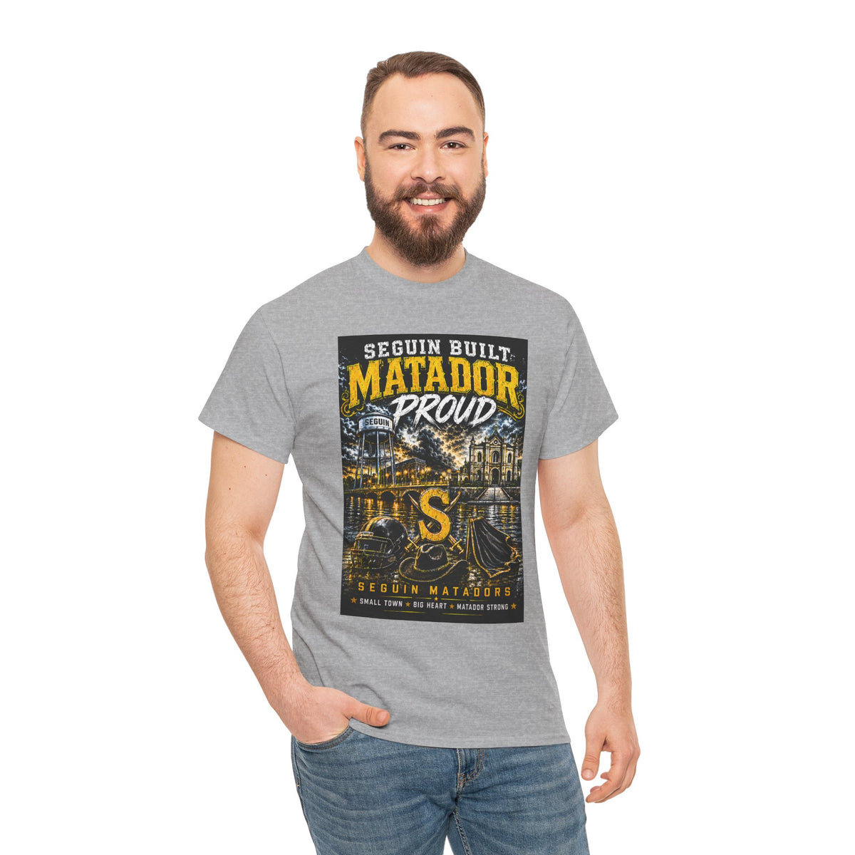 Matador Proud T‑Shirt — Seguin Built Community Tee