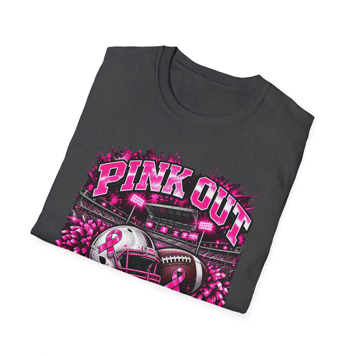 Pink Out Matadors Football T-Shirt — Breast Cancer Awareness Game Tee
