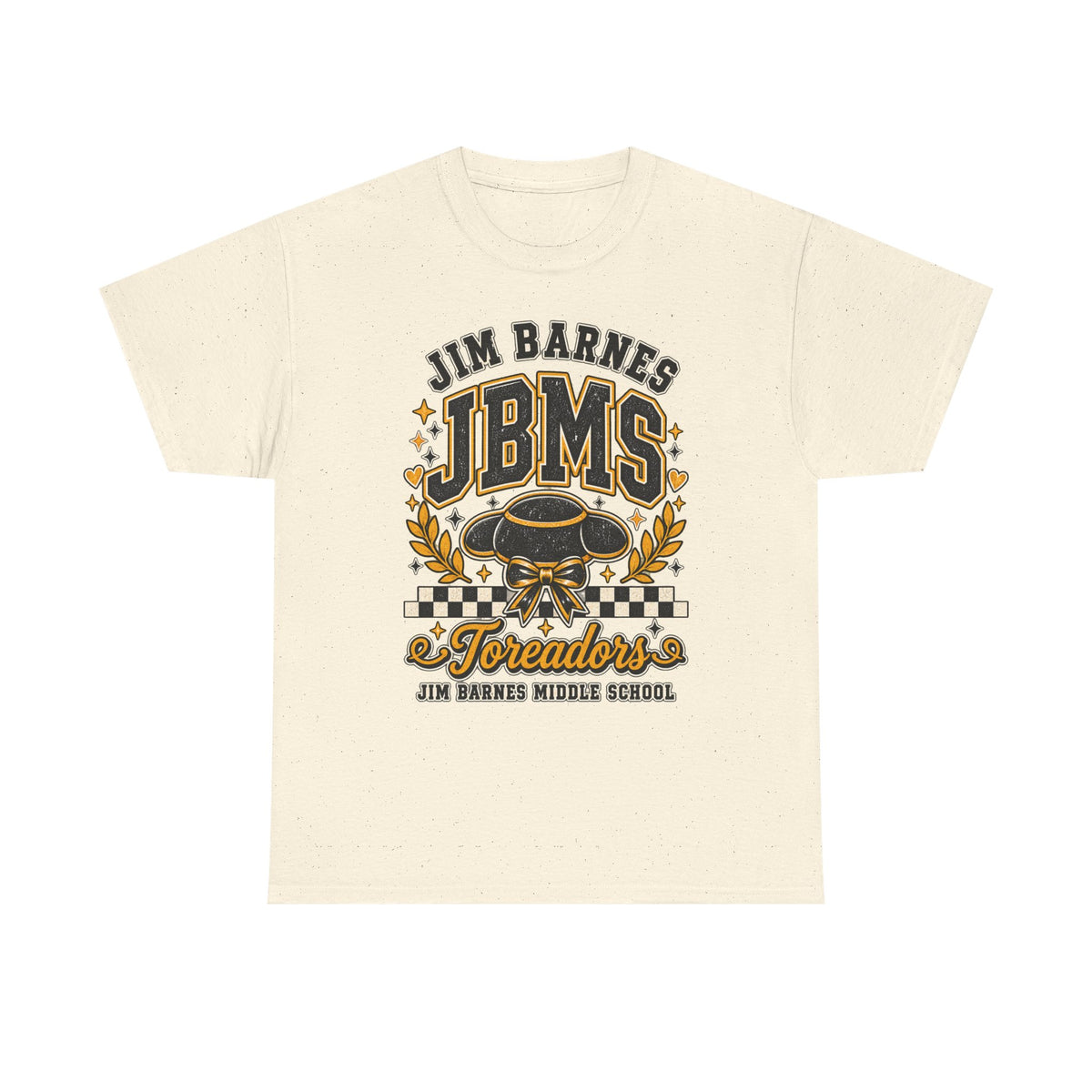 Jim Barnes JBMS Toreadors Middle School T-Shirt