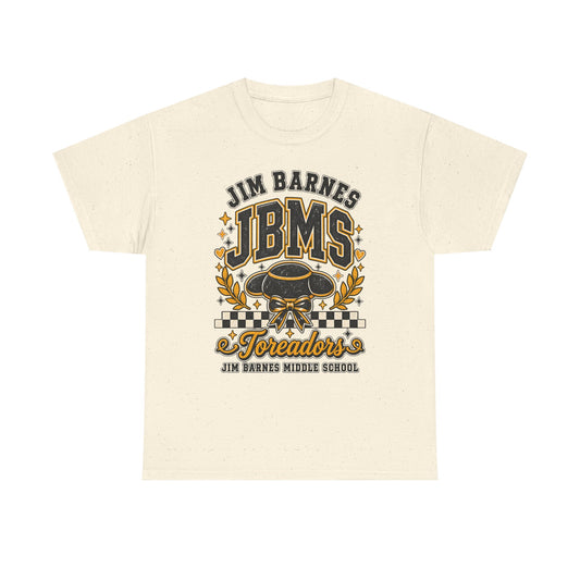 Jim Barnes JBMS Toreadors Middle School T-Shirt