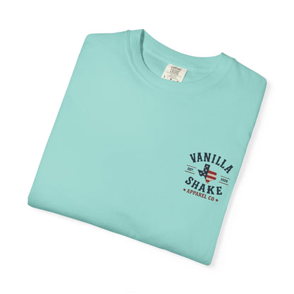 Family Shakes 4th of July-Unisex Garment-Dyed T-shirt
