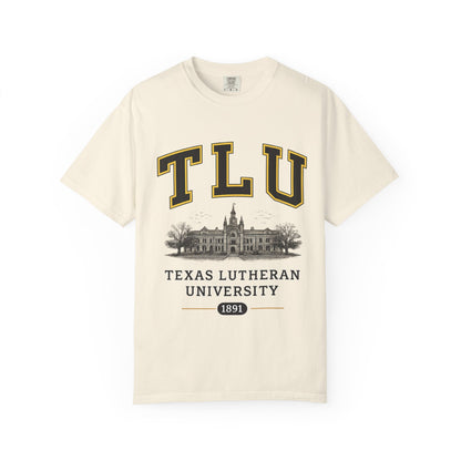 Texas Lutheran University T-Shirt — TLU Campus Vintage Graphic Tee