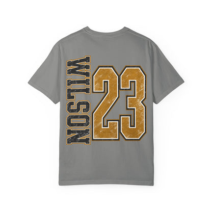 Matadors Seguin Vertical Logo T‑Shirt — Wilson 23 Back Jersey Tee