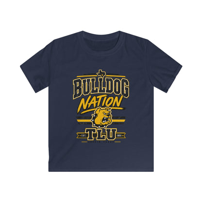 Kids Bulldog Nation Tee – Youth Bulldog Mascot School Spirit Shirt