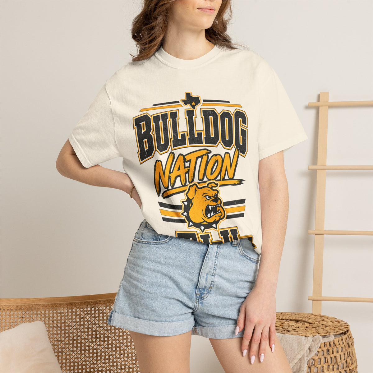 Bulldog Nation T-Shirt — TLU Mascot College Tee