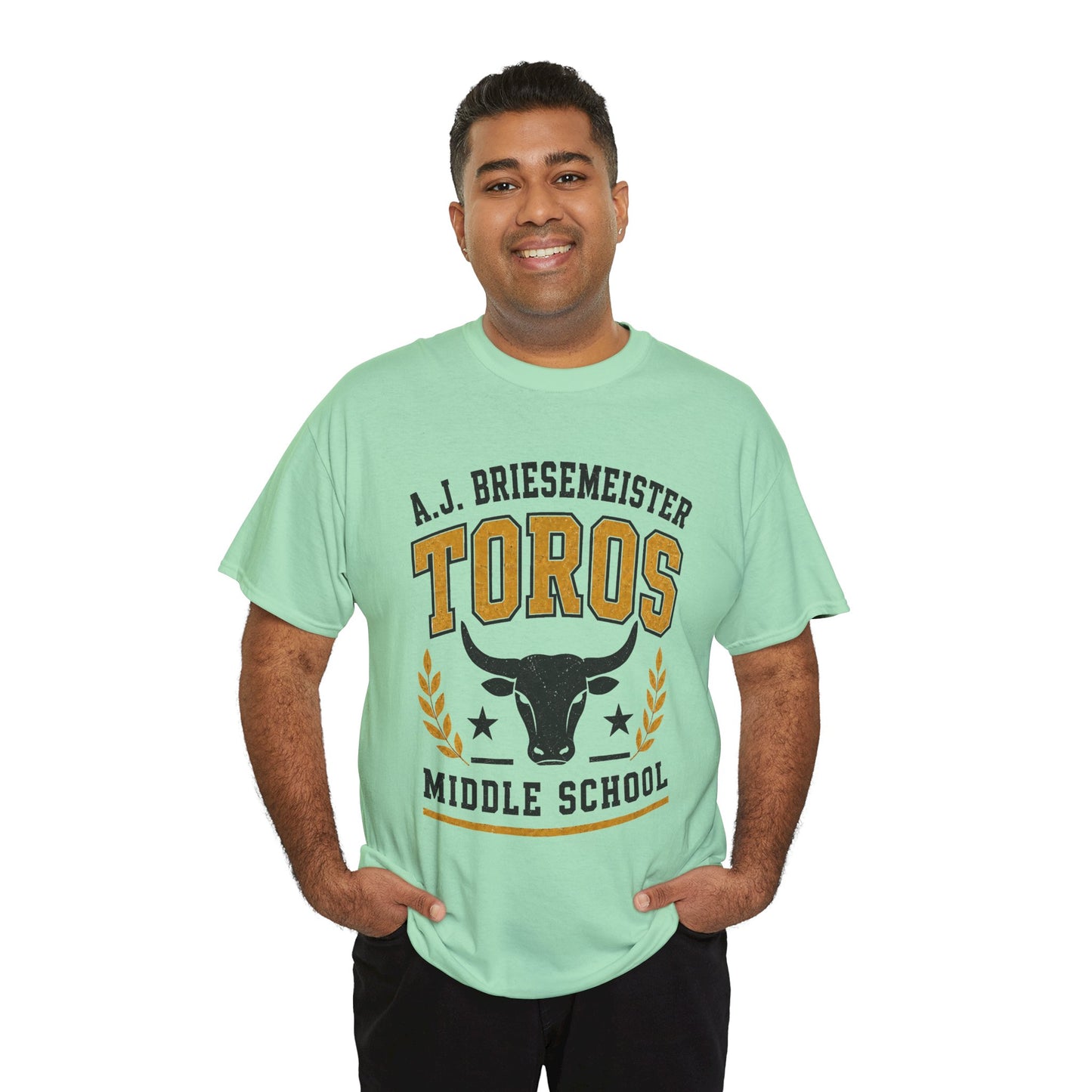 Toros Middle School Tee — A.J. Briesemeister School Spirit T-Shirt
