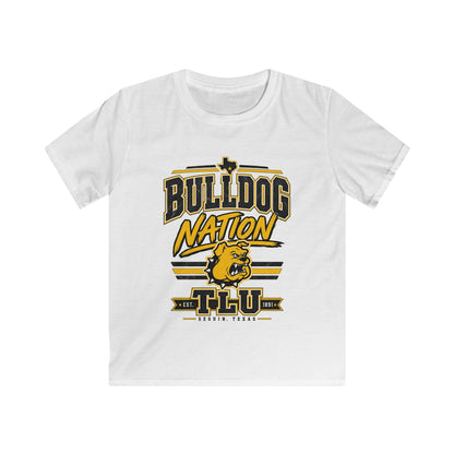 Kids Bulldog Nation Tee – Youth Bulldog Mascot School Spirit Shirt
