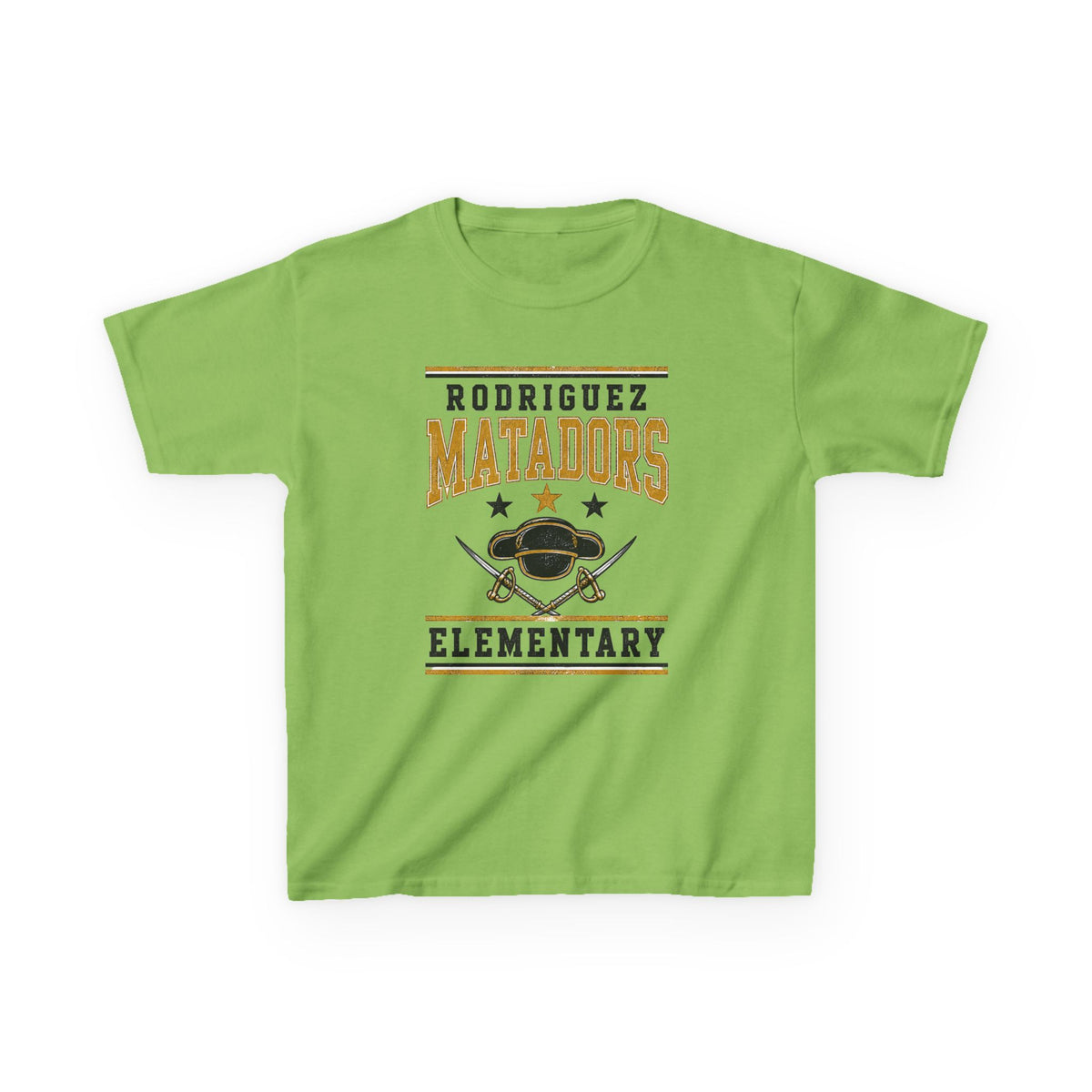 Rodriguez Matadors Elementary Kids T-Shirt — School Spirit Tee