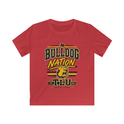 Kids Bulldog Nation Tee – Youth Bulldog Mascot School Spirit Shirt