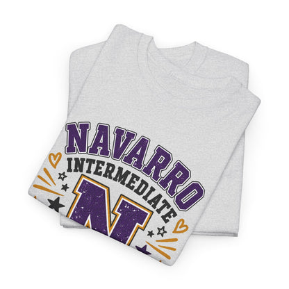 Navarro Intermediate Panthers T-Shirt — School Spirit Tee with 'N' Logo & Paw Prints