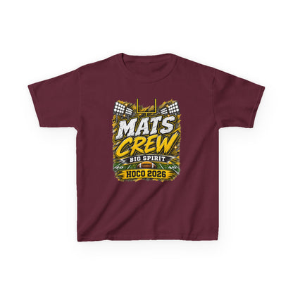 Kids Tee — "Mats Crew Big Spirit Hoco 2026" Football Crewneck