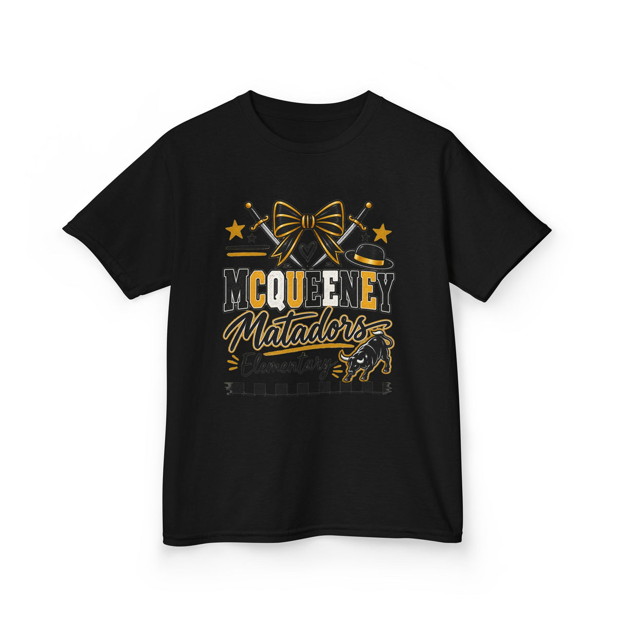 Kids Tee — McQueeny Matadors Elementary School Spirit Shirt