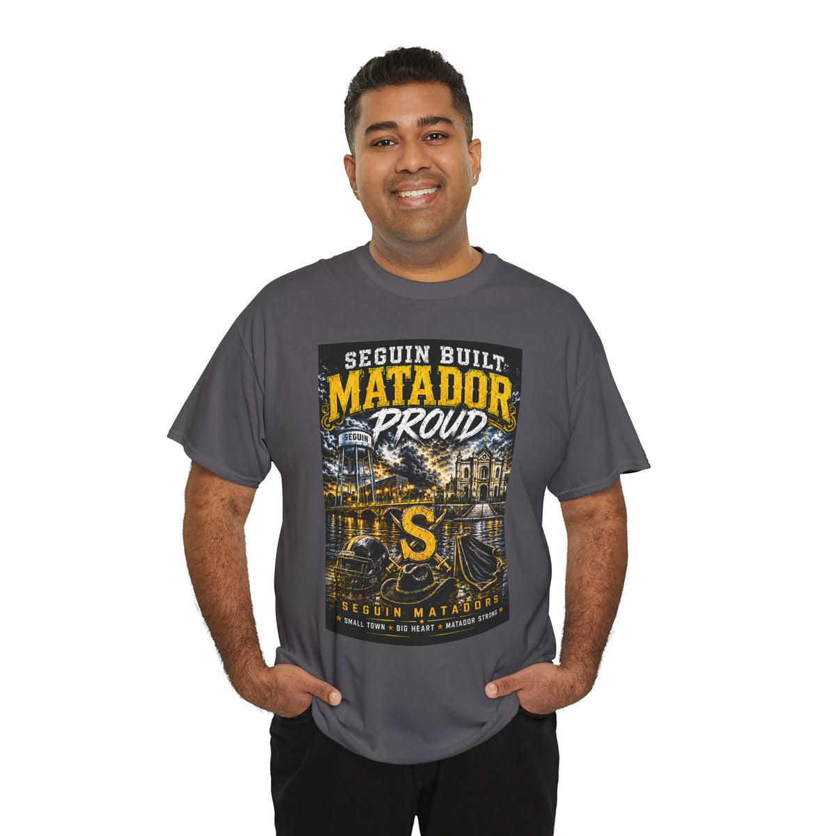 Matador Proud T‑Shirt — Seguin Built Community Tee