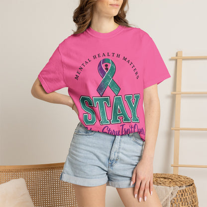 Mental Health Awareness 'Stay — Your Story Isn't Over' T-Shirt
