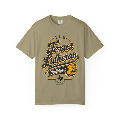 Texas Lutheran Bulldogs Vintage Script T-Shirt
