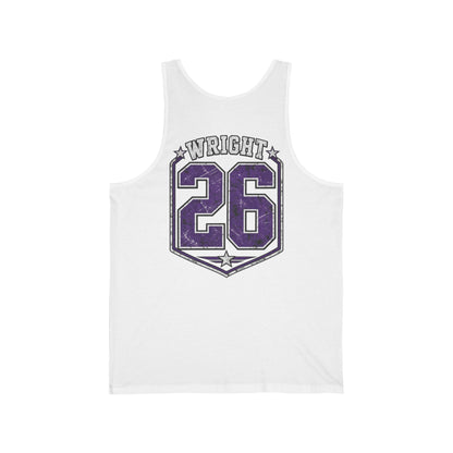 Panthers Friday Nights Football Tank — Personalized 'Wright 26' Athletic Club Jersey