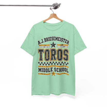 Toros Middle School Tee — A.J. Briesemeister School Spirit T-Shirt
