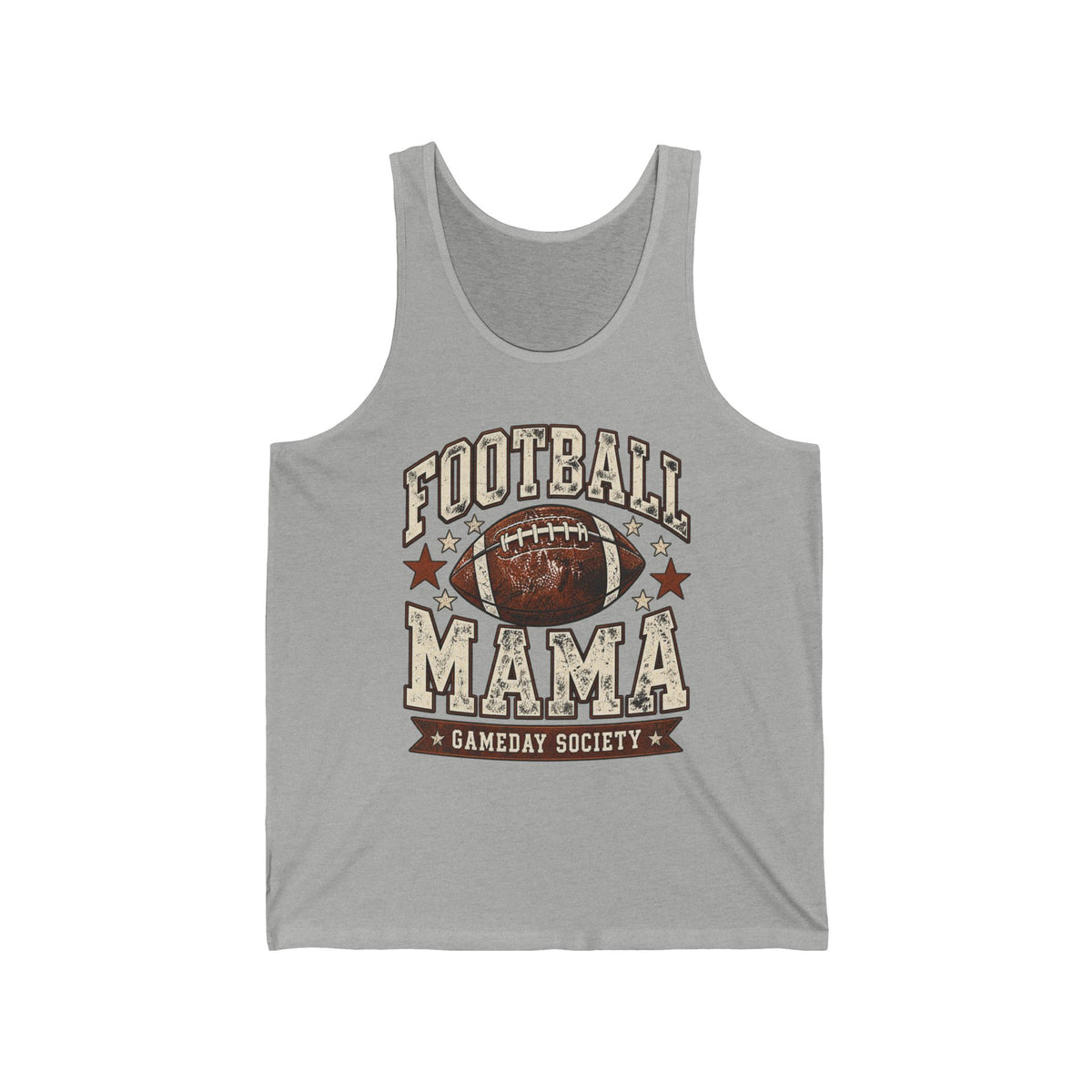 Football Mama Tank Top — Vintage Gameday Jersey Tank (Custom Name & Number)
