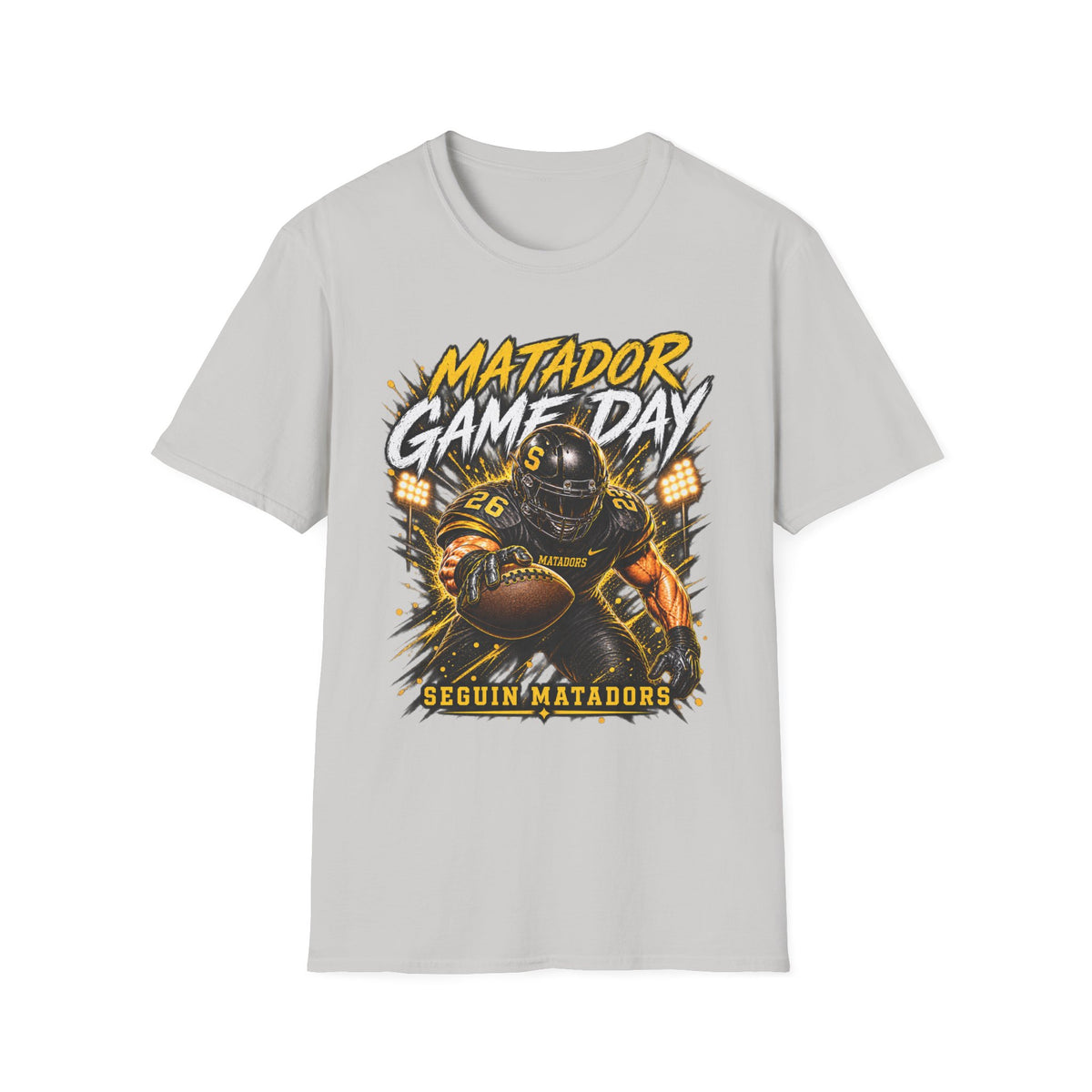 Matador Game Day Football T-Shirt — Seguin Matadors Fan Tee