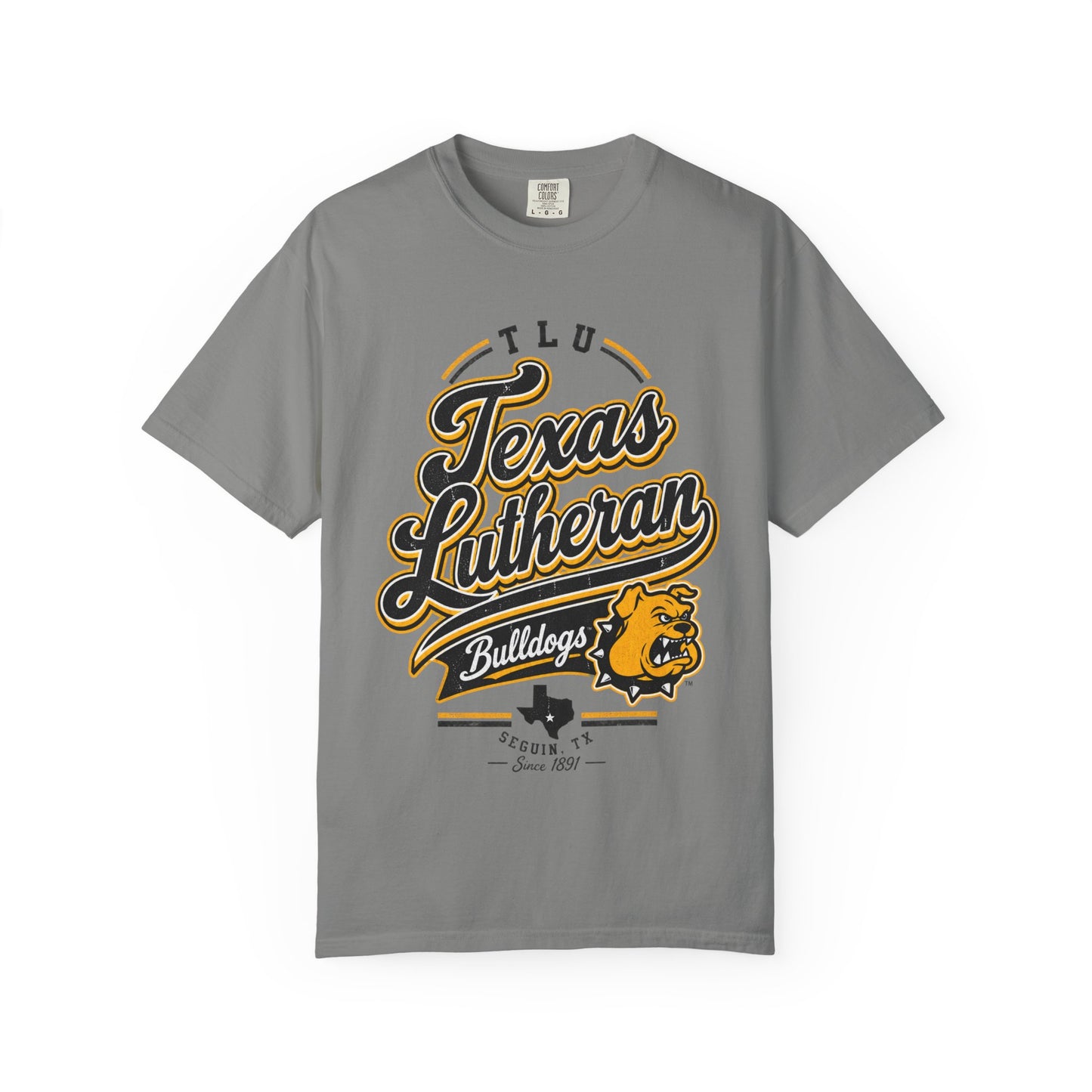 Texas Lutheran Bulldogs Vintage Script T-Shirt