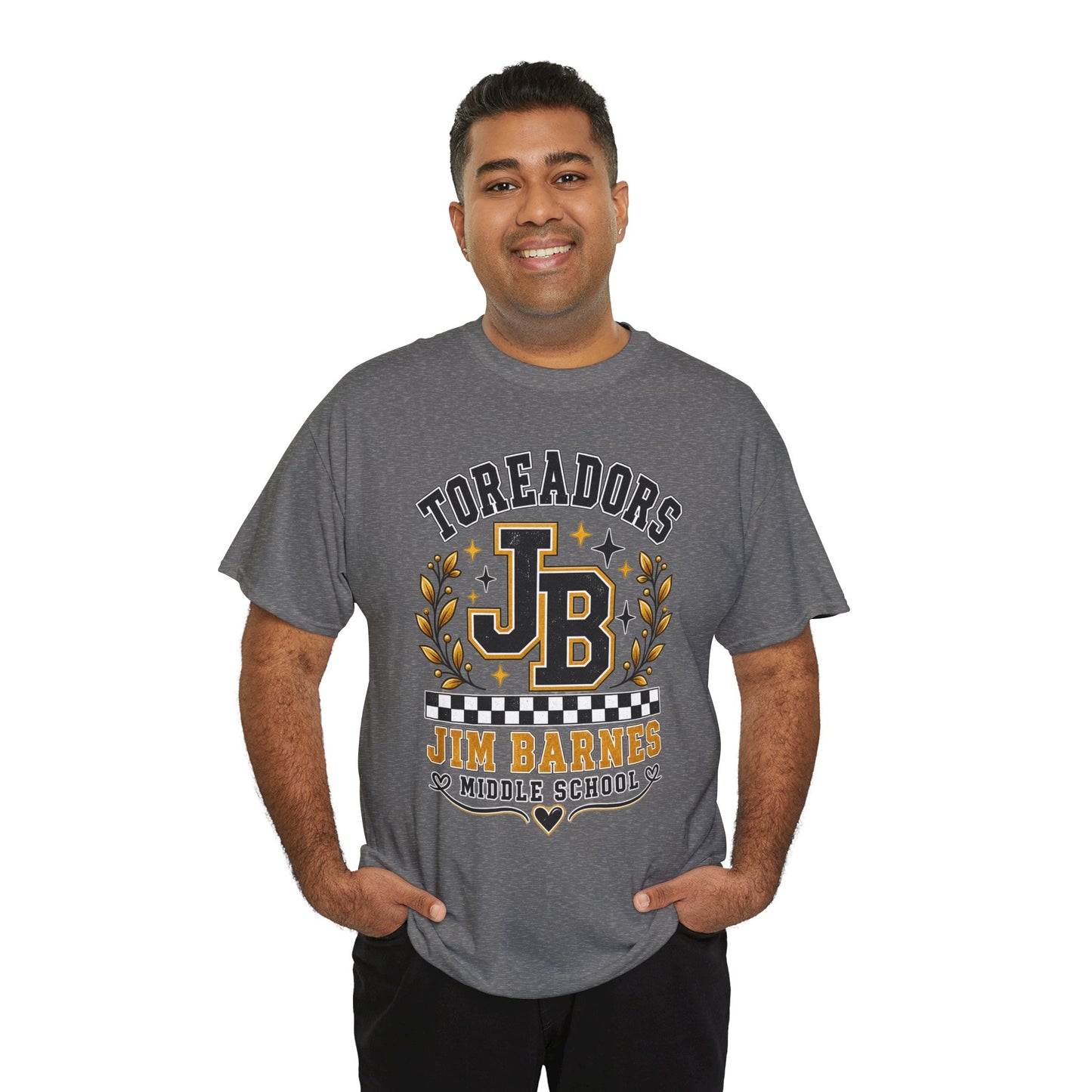 Toreadors JB Jim Barnes Middle School Tee — School Spirit Graphic T-Shirt