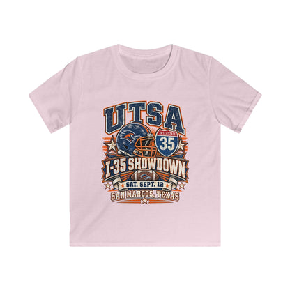 UTSA I‑35 Showdown Kids T‑Shirt — San Marcos Football Game Tee