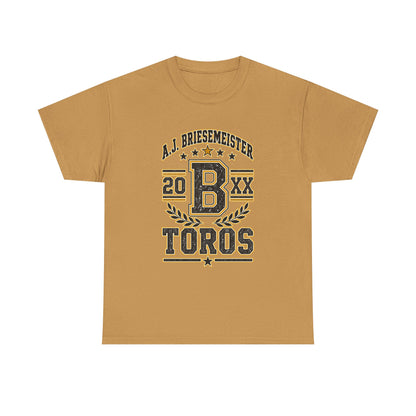Toros Sports Crest Tee — A.J. Briesemeister Vintage Athletic Shirt
