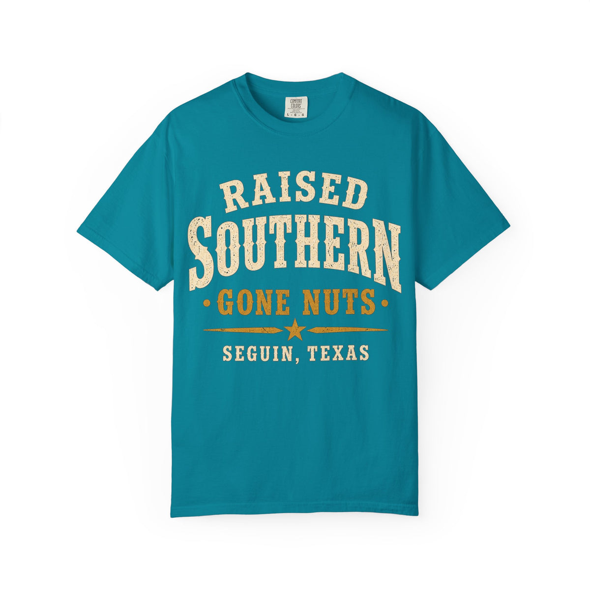 Raised Southern "Gone Nuts" T-Shirt — Seguin, Texas Retro Country Tee
