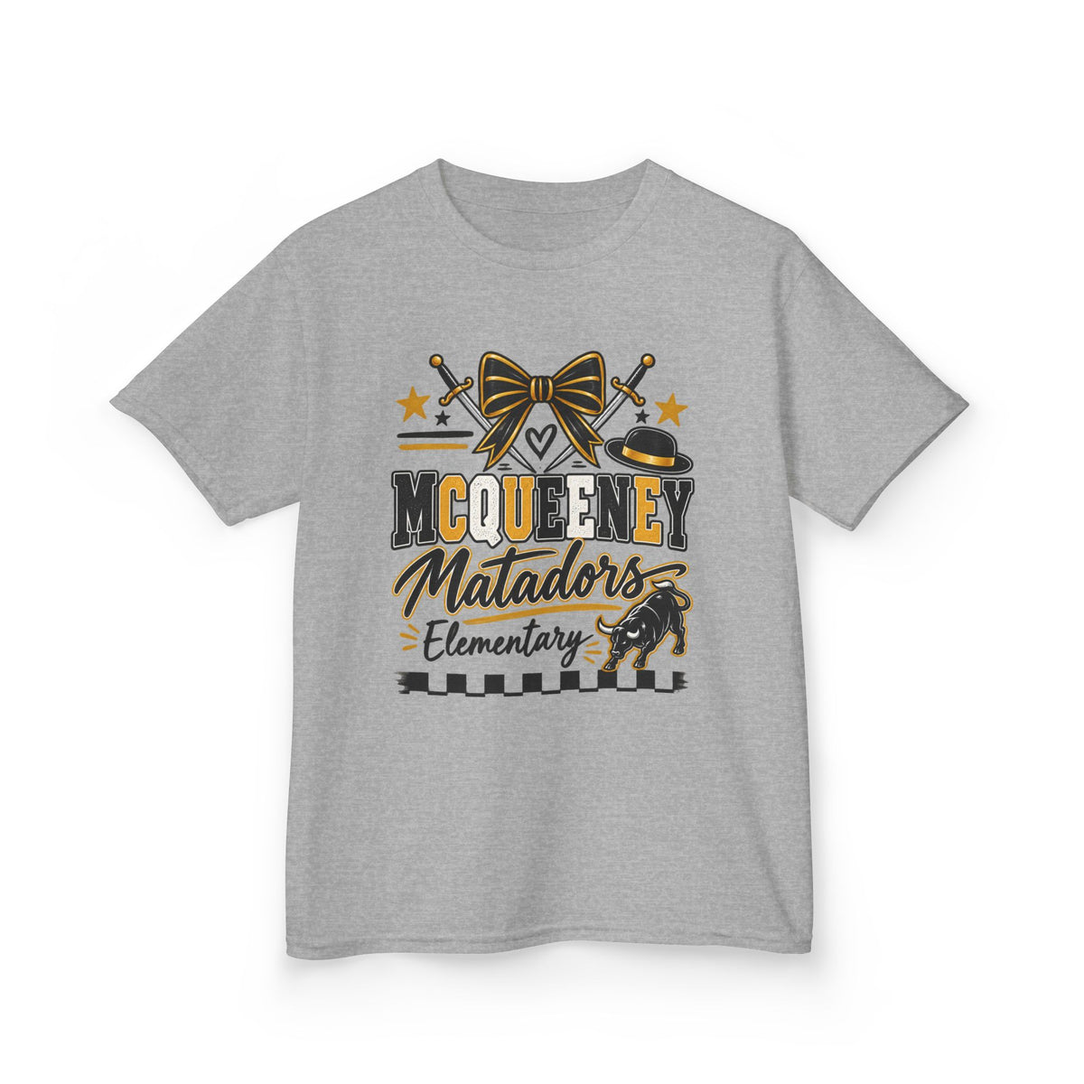 Kids Tee — McQueeny Matadors Elementary School Spirit Shirt