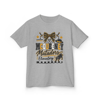 Kids Tee — McQueeny Matadors Elementary School Spirit Shirt