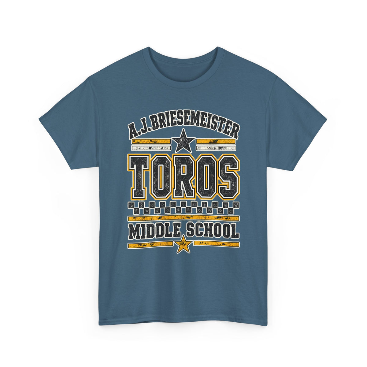 Toros Middle School Tee — A.J. Briesemeister School Spirit T-Shirt