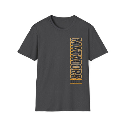 Matadors Vertical Graphic T-Shirt — Vintage Collegiate Sports Tee
