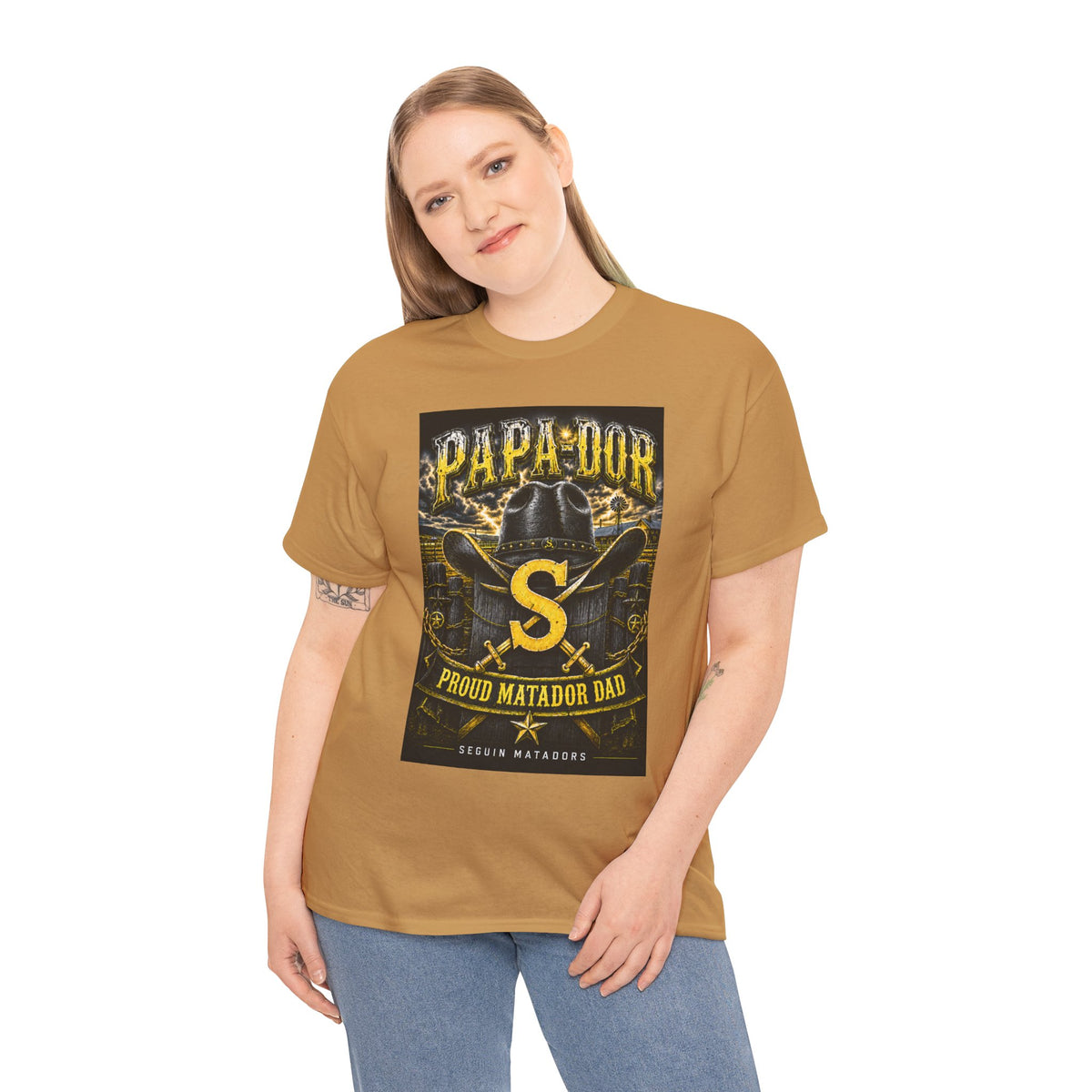 Matador Dad T-Shirt – "Papa-Dor" Proud Matador Design