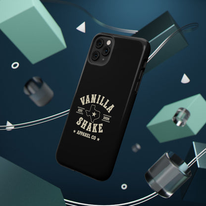 Black w/Ivory Logo lmpact-Resistant Phone Cases