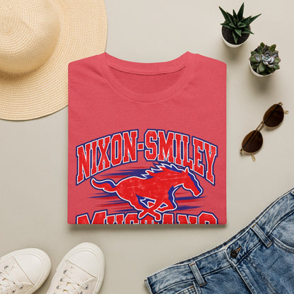Mustang Dad T‑Shirt — Nixon‑Smiley High School Spirit Tee