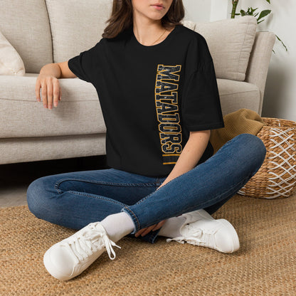 Matadors Vertical Graphic T-Shirt — Vintage Collegiate Sports Tee