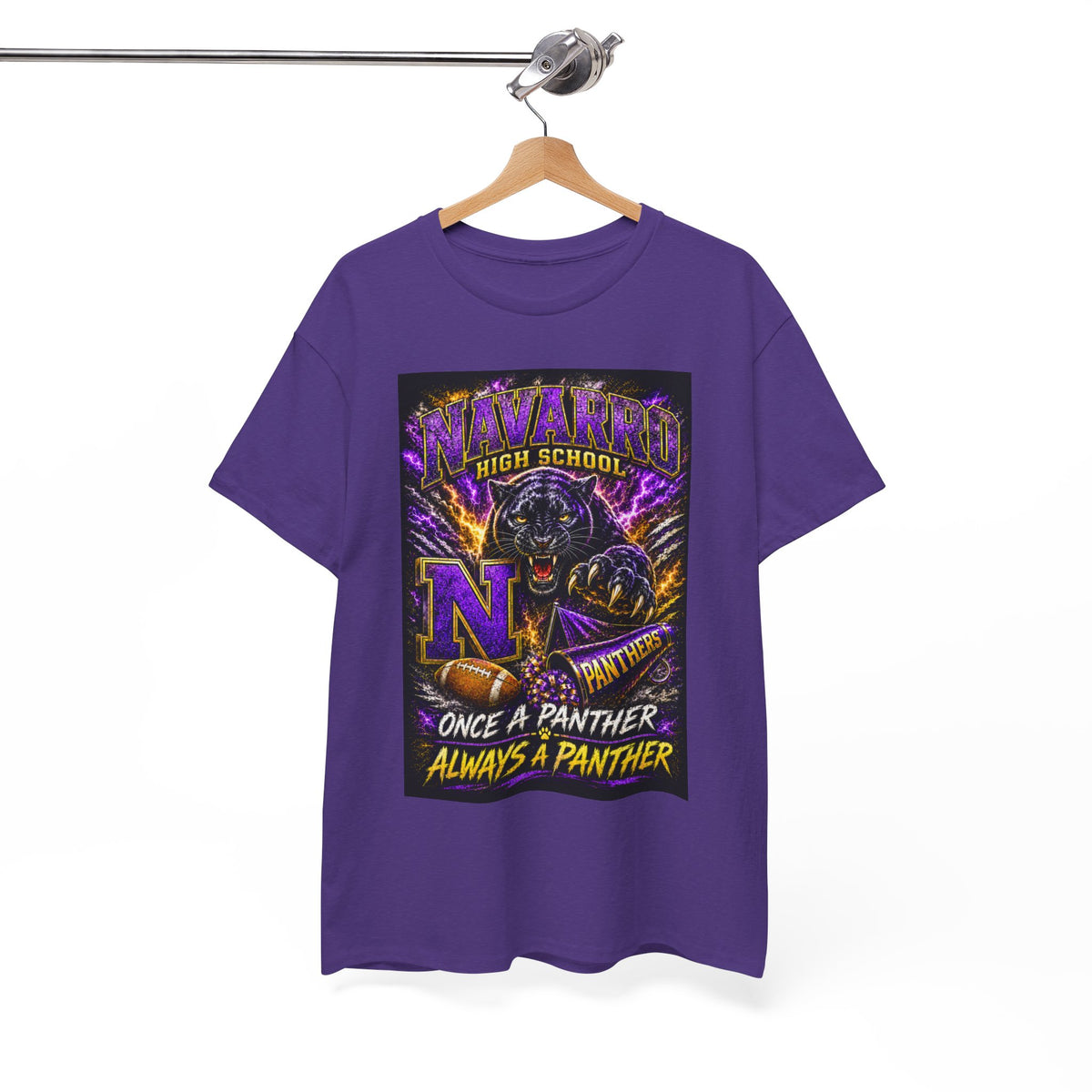 Navarro High Panthers Tee — "Once a Panther, Always a Panther" School Spirit T‑Shirt