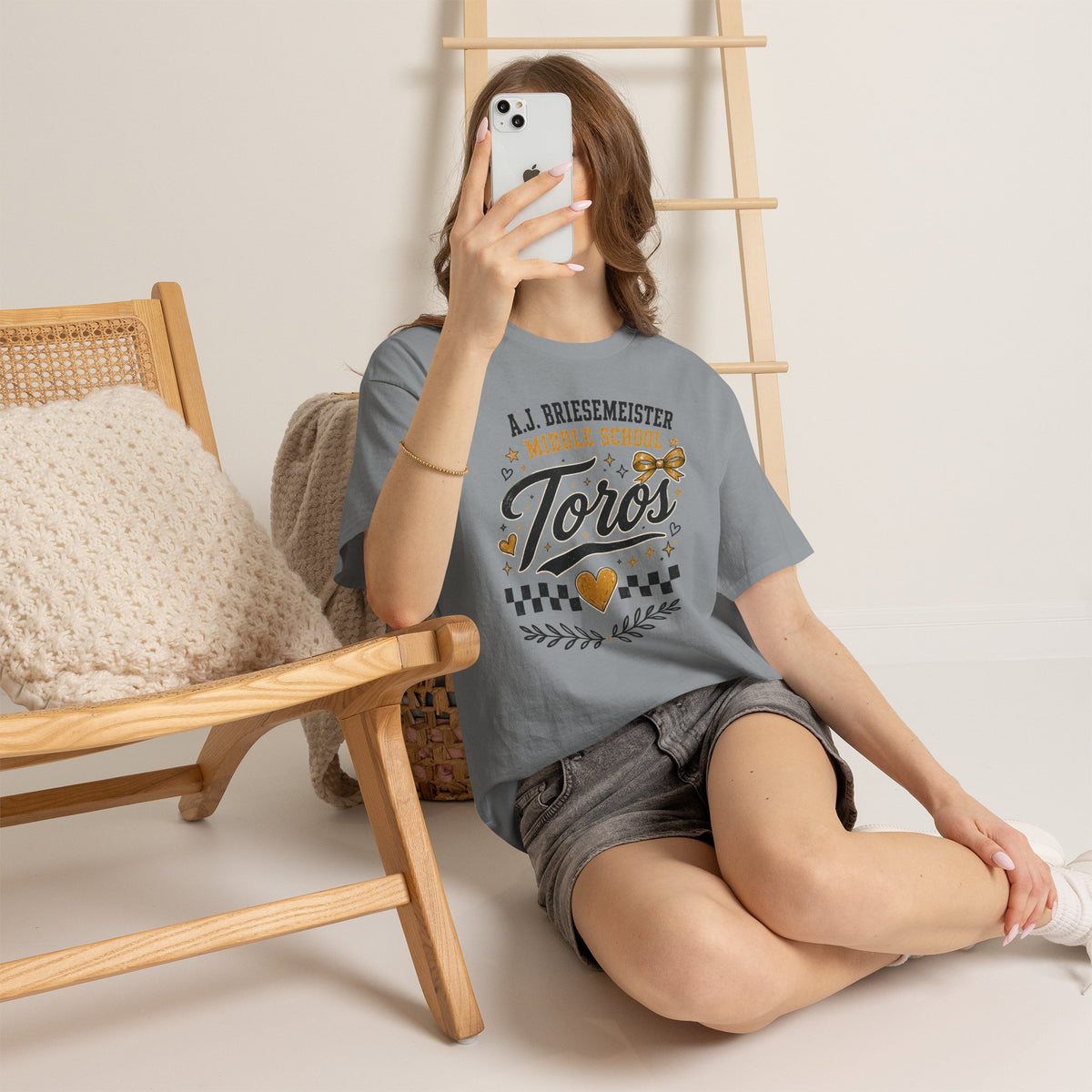 Toros Middle School Tee — L.J. Briesemaster School Spirit Shirt